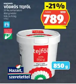 ALDI KOKÁRDÁS VÖDRÖS TEJFÖL ajánlat