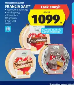 ALDI FROMAGERIE MILLERET FRANCIA SAJT ajánlat