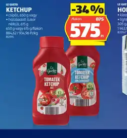 ALDI LE GUSTO KETCHUP ajánlat