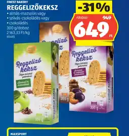 ALDI FINEST BAKERY REGGELLIZŐKEKSZ ajánlat