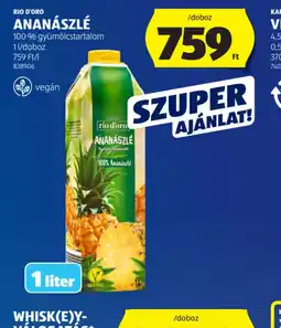 ALDI RIO D'ORO ANANÁSZLÉ ajánlat