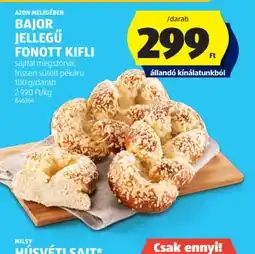 ALDI BAJOR JELLEGŰ FONOTT KIFLI ajánlat