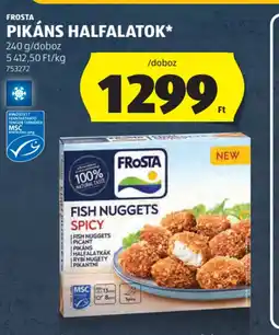 ALDI FROSTA PIKÁNS HALFALATOK ajánlat