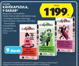 ALDI CAFE FREI KÁVÉKAPSZULA ajánlat