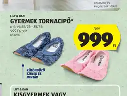 ALDI LILY & DAN GYERMEK TORNACIPŐ ajánlat