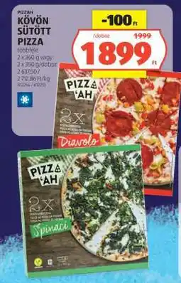 ALDI PIZZ'AH KÖVÖN SÜTÖTT PIZZA ajánlat
