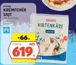 ALDI MIILSANI KRÉMFEHÉR SAJT ajánlat