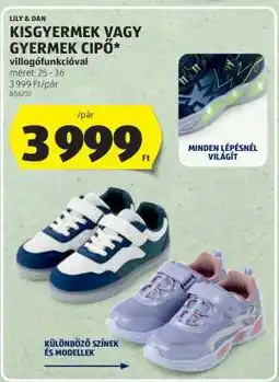 ALDI Kisgyermek vagy gyermek cipő ajánlat