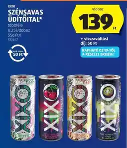 ALDI XIXO SZÉNSAVAS ÜDÍTŐITAL ajánlat
