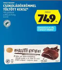 ALDI Csokoládékrémmel töltött keksz ajánlat