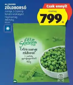 ALDI ALL SEASONS ZÖLDBORSÓ ajánlat