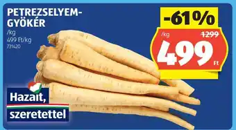 ALDI Petrezselyemgyökér ajánlat