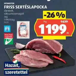 ALDI Friss sertéslapocka ajánlat