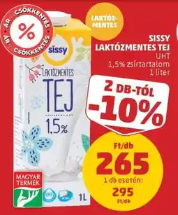 PENNY Sissy Laktózmentes Tej ajánlat