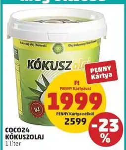 PENNY COCO24 Kókuszolaj ajánlat