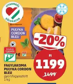 PENNY Fagylakoma Pulyka Cordon Bleu ajánlat