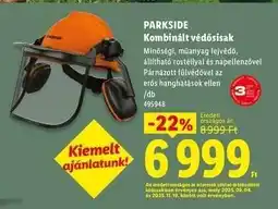 Lidl Parkside Kombinált védősisak ajánlat