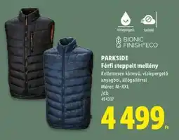Lidl PARKSIDE Férfi steppelt mellény ajánlat