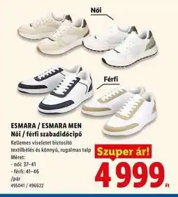 Lidl esmara / esmara MEN Női / férfi szabadidőcipő ajánlat