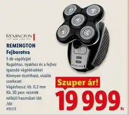 Lidl REMINGTON Fejborotva ajánlat