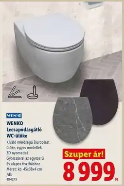 Lidl WENKO Lecsapódásgátló WC-ülőke ajánlat