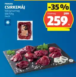 ALDI PRIMANA CSIRKEMÁJ ajánlat