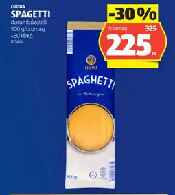 ALDI CUCINA SPAGETTI ajánlat