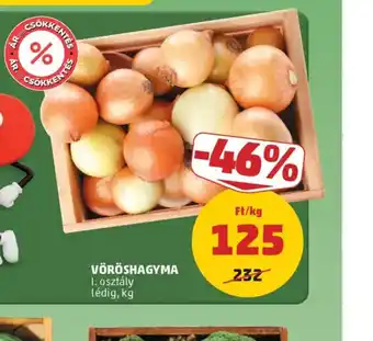 PENNY VÖRÖSHAGYMA ajánlat