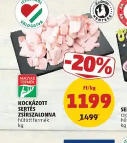 PENNY KOCKÁZOTT SERTÉS ZSÍRSZALONNA ajánlat