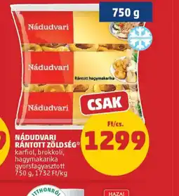 PENNY NÁDUDVARI RÁNTOTT ZÖLDSÉG ajánlat