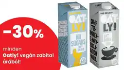 Spar Oatly! vegán zabital ajánlat