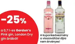 Spar Gordon's Pink gin, London Dry gin ajánlat