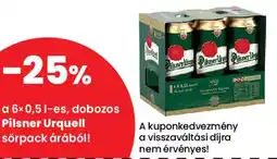 Spar Pilsner Urquell sörpack ajánlat