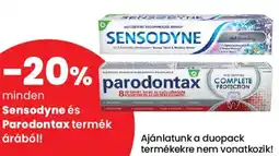 Spar Sensodyne és Parodontax termék ajánlat