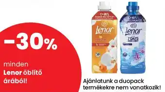 Spar Lenor öblítő ajánlat