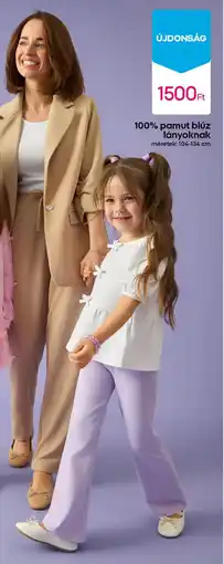Pepco 100% pamut blúz lányoknak ajánlat