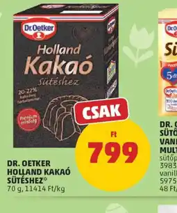 PENNY DR. OETKER Holland Kaka Sütéshez ajánlat
