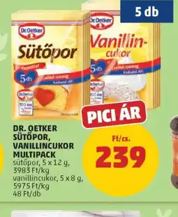 PENNY DR. OETKER SÜTŐPOR, VANILLINCUKOR ajánlat