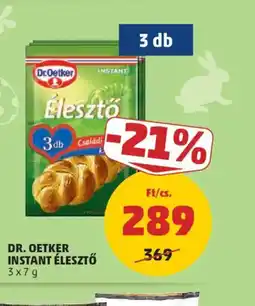 PENNY DR. OETKER INSTANT ÉLESZTŐ ajánlat