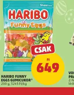 PENNY HARIBO Funny Eggs gumicukor ajánlat