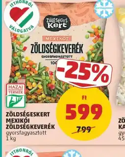 PENNY ZÖLDSÉGES KERT MEXIKI ZÖLDSÉGKEVERÉK ajánlat