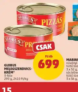 PENNY GLOBUS MELEGSZENDVICS-KRÉM ajánlat