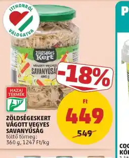 PENNY ZÖLDSÉGESKERT VÁGOTT VEGYES SAVANYÚSÁG ajánlat