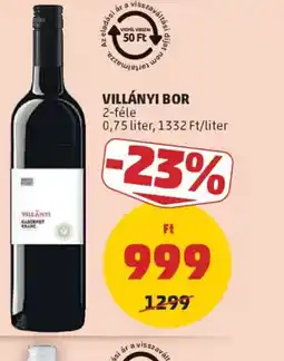 PENNY VILLÁNYI BOR ajánlat