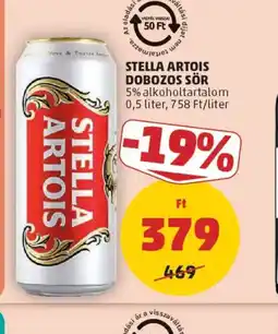 PENNY STELLA ARTOIS DOBOZOS SÖR ajánlat