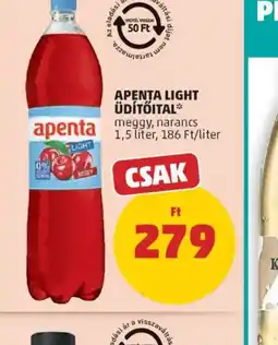 PENNY APENTA LIGHT ÜD visszaváltás!TŐITAL ajánlat