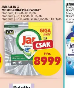 PENNY JAR ALL IN 1 MOSOGATGÉP KAPSZULA ajánlat