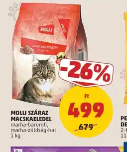 PENNY MOLLI SZÁRAZ MACSKAELEDEL ajánlat