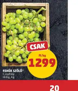 PENNY FEHÉR SZŐLŐ ajánlat