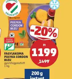 PENNY FAGYLAKOMA PULYKA CORDON BLEU ajánlat